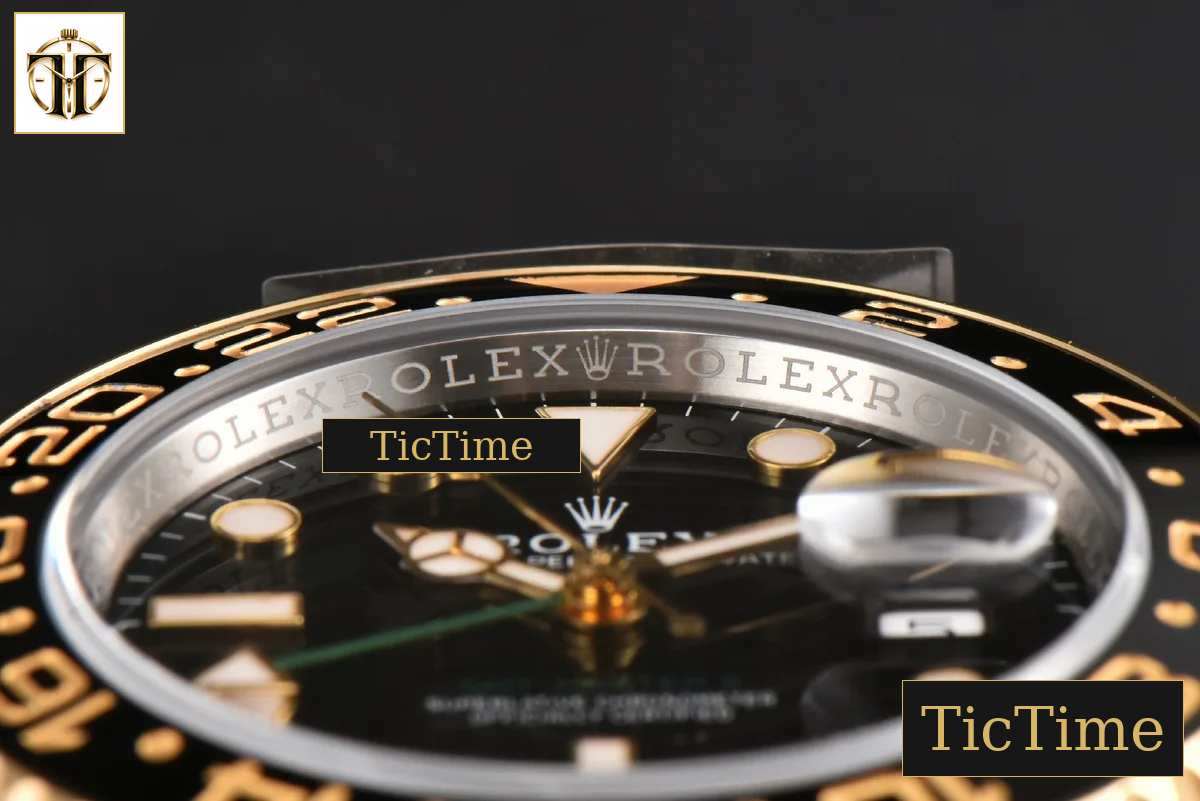GMT Master II 116713 40mm Clean Factory YG/SS 904L Black Dial Oyster Bracelet VR3186 — foto 13