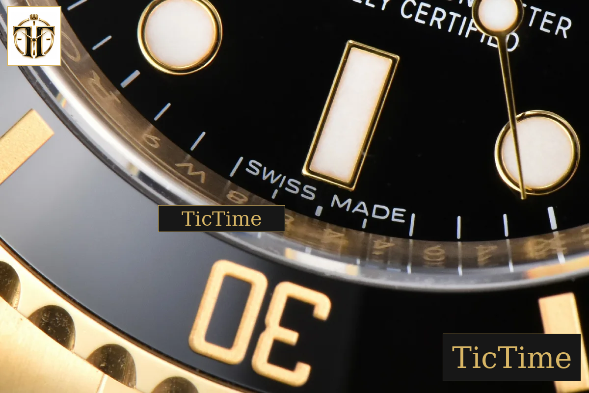 Submariner LN 904L 116618 40mm Clean Factory YG Black Dial YG Bracelet VS3135 — foto 9