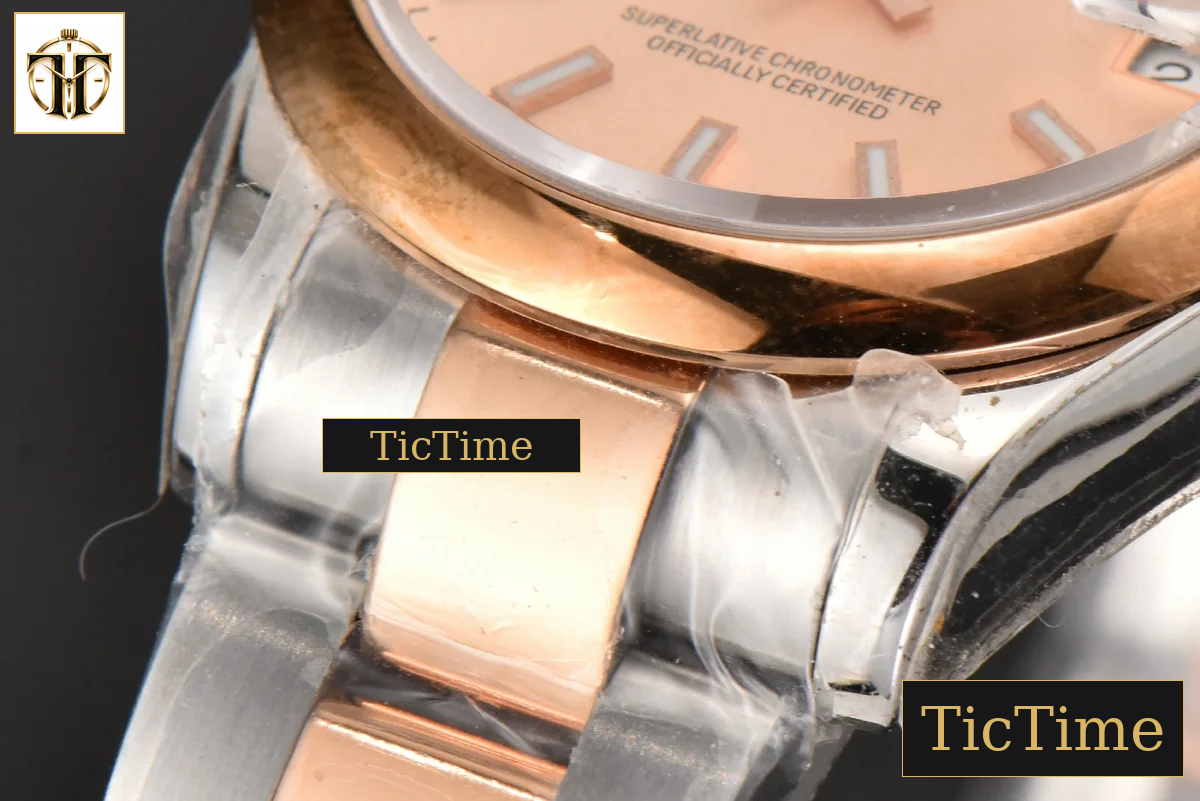 DateJust Ladies 904L 31mm WF RG/SS Smooth RG Dial Roma Marker Oyster Bracelet A2671 — foto 10