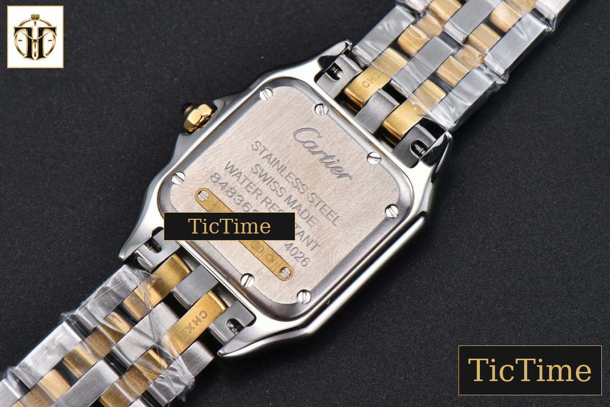 Panthère 27mm AF SS/YG Diamond Bezel White Dial SS/YG Bracelet Ronda Quartz — foto 15