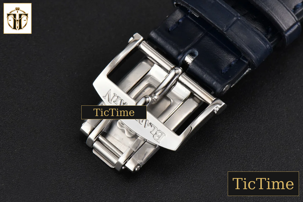 Villeret Complicated Function 6654 40mm OMF Blue Dial Black Leather Strap V3 A6654 — foto 25