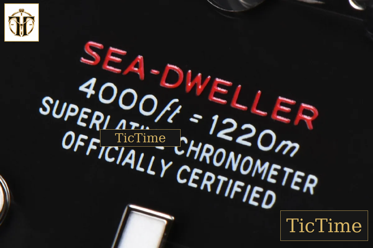 Sea-Dweller 126600 43mm Clean Factory Black Ceramic ‘Red Text’ SS Bracelet VR3235 — foto 6