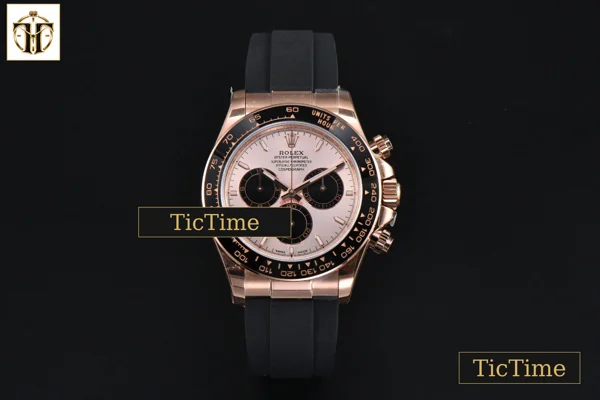 Foto frontal — Daytona UFO 126515 40mm UF RG Black Bezel Black Subdial Black Oysterflex Strap (Free Sprung) UF4131