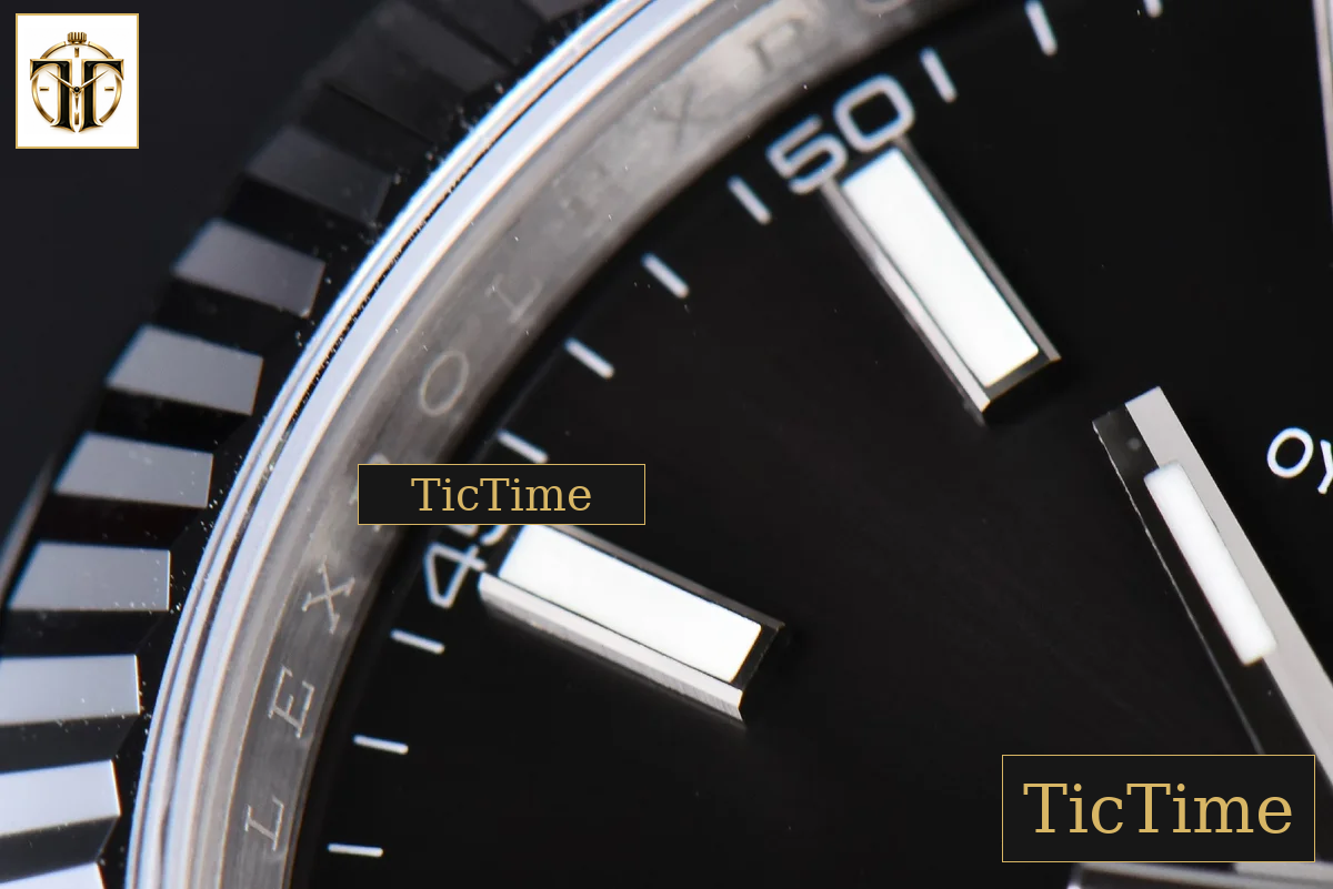 DateJust Fluted Bezel 126334 41mm VSF Black Dial Oyster Bracelet VS3235 — foto 6