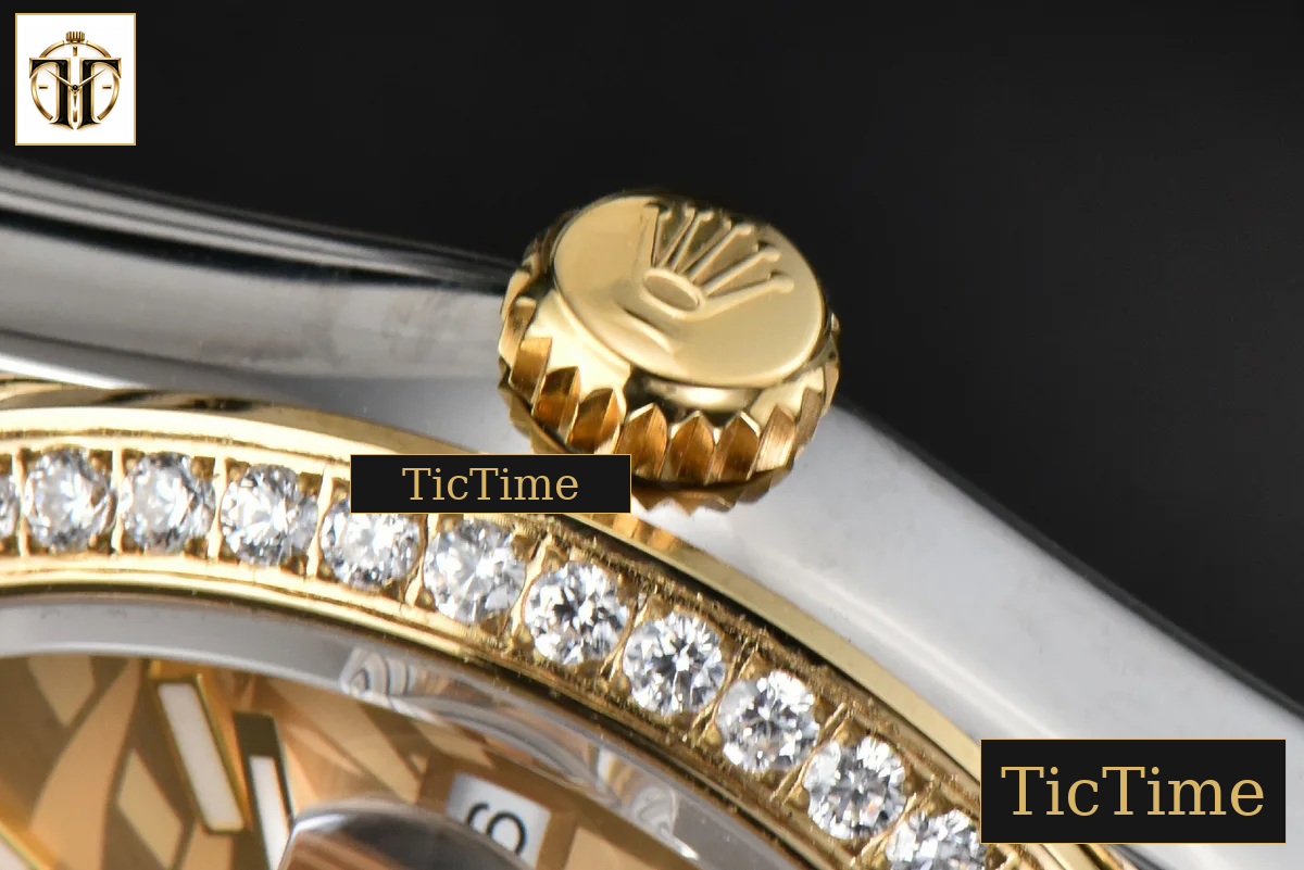 DateJust 36mm BPF YG/SS Diamond YG Plam Dial Jubilee Bracelet A2824 — foto 17