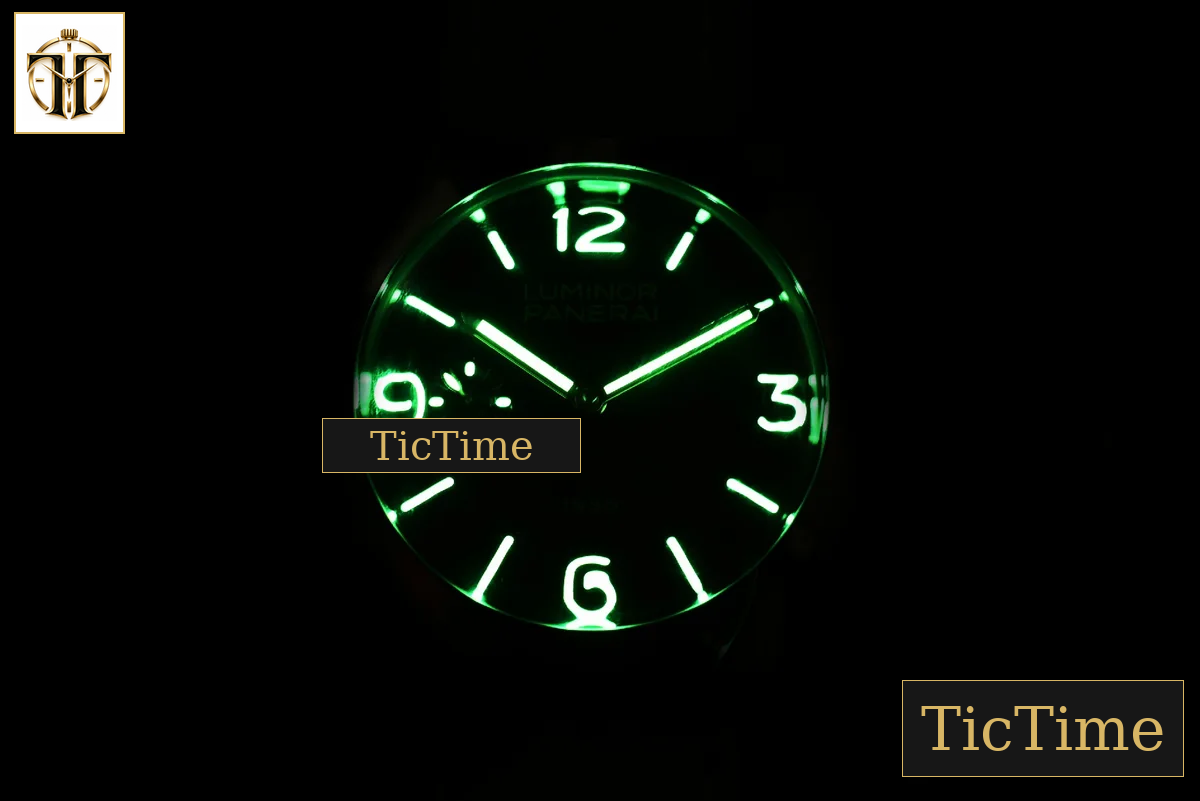 E Luminor 1950 PAM127 47mm XF Black Dial Brown Leather Strap A6497 — foto 29