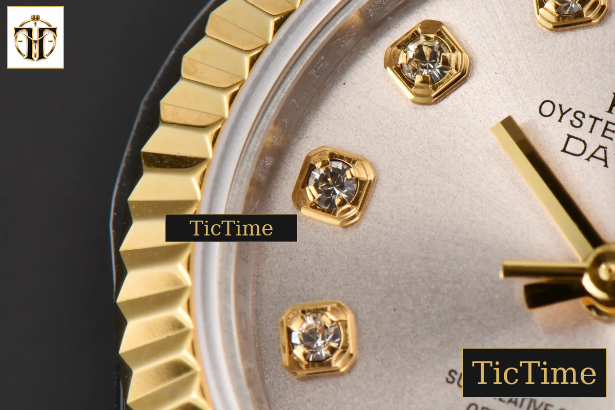 DateJust Ladies 28mm WF YG/SS Silver Dial Diamond Marker Jubilee Bracelet A2236 — foto 7