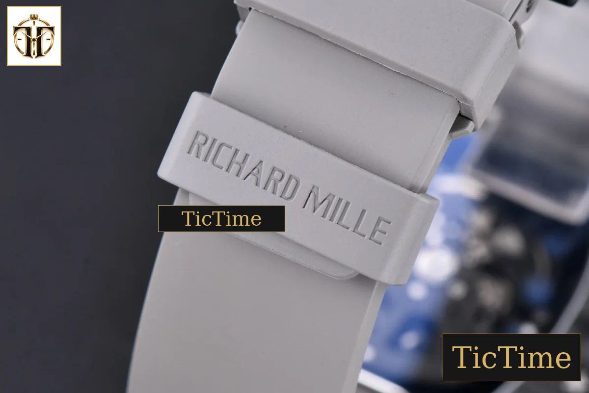 RM035-02 KVF Skeleton Dial Red Gray Rubber Strap V3 Miyota8215 — foto 22
