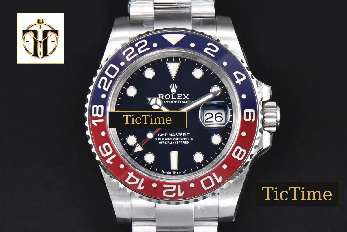 GMT Master BLRO Pepsi (weighted version only in pepsi blue dial oyster bracelet)) 126710 Gold Factory — foto 29