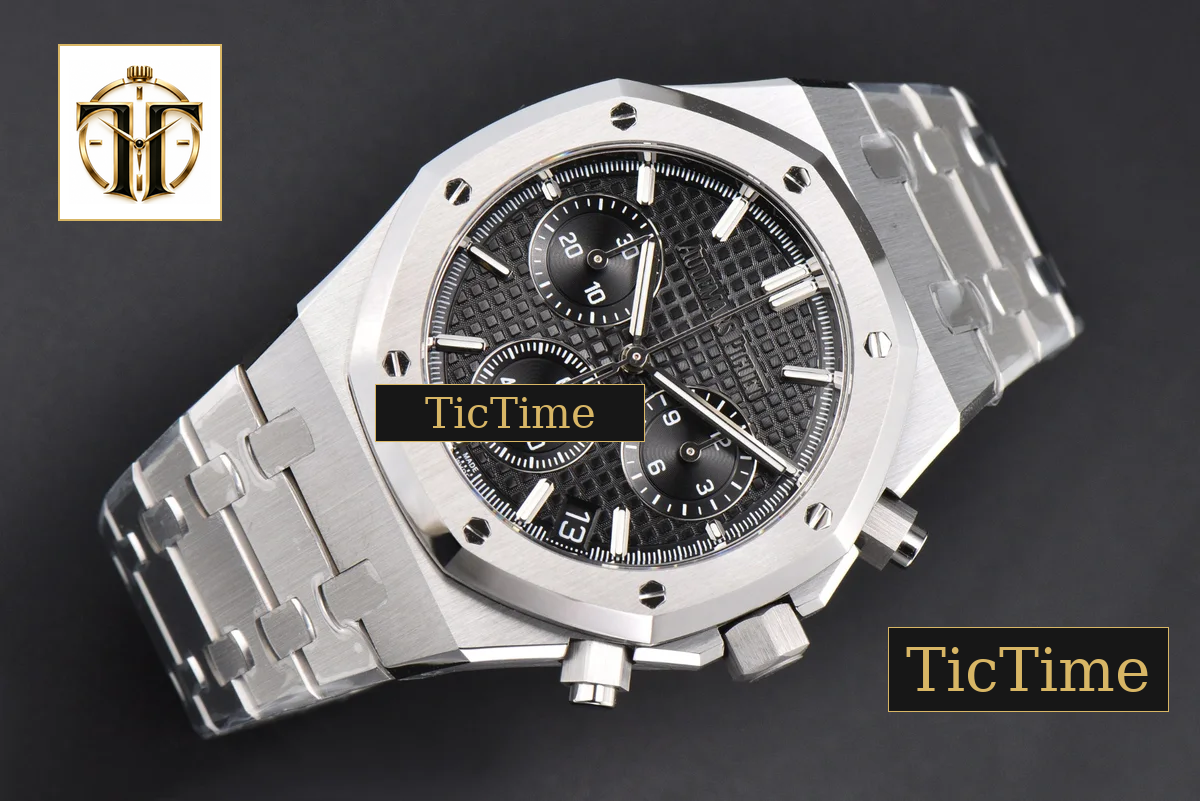Royal Oak Chrono 26240 ZF SS Black Dial SS Bracelet V1 (V2 free sprung ) SA4401 — foto 23
