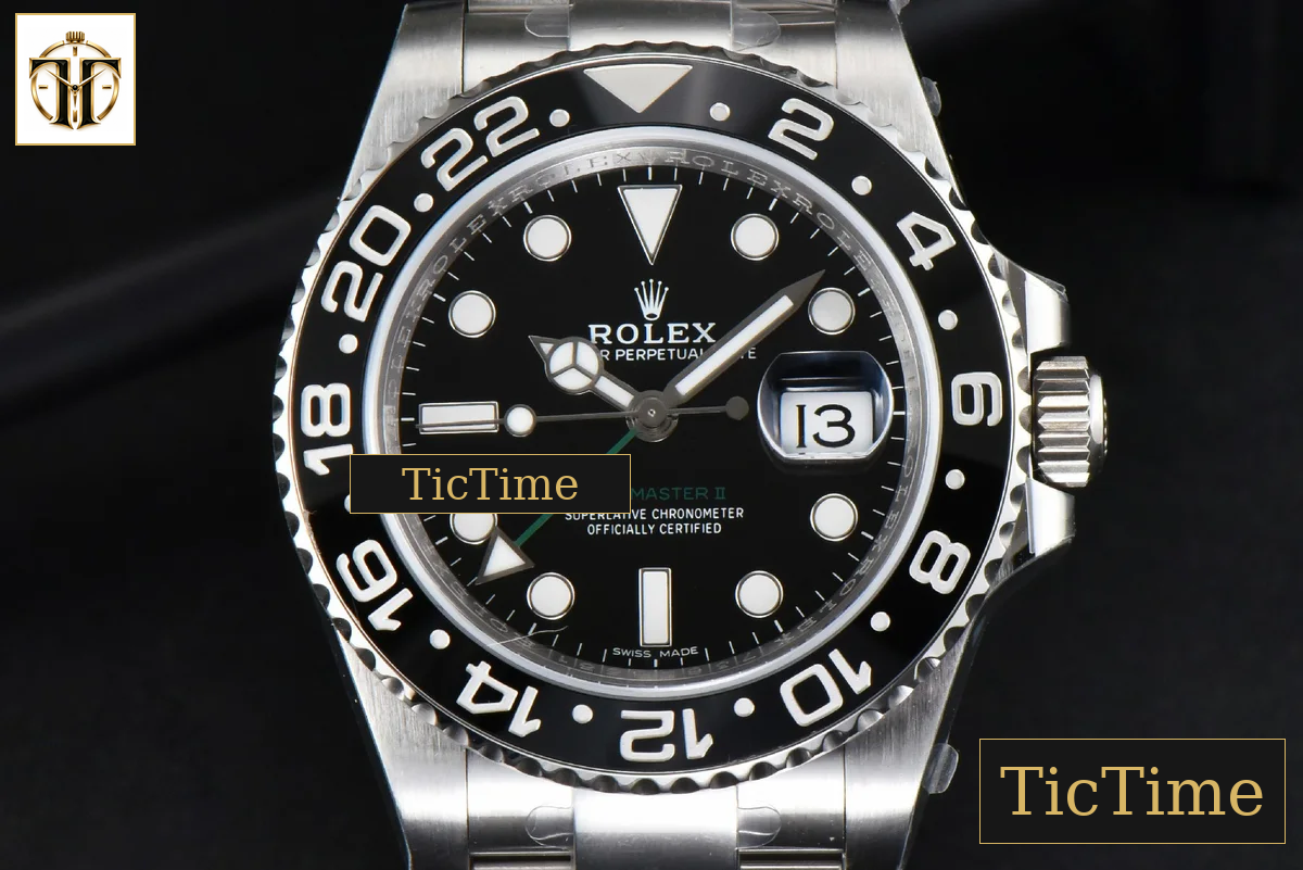 GMT-Master II LN 116710 40mm Clean Factory Black Ceramic Oyster Bracelet VR3186 — foto 2