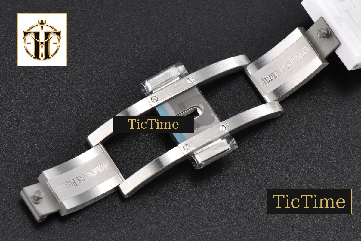 Royal Oak Chrono 26240 41mm APSF White Ceramic Tiffany Dial Bracelet SA4401 — foto 18
