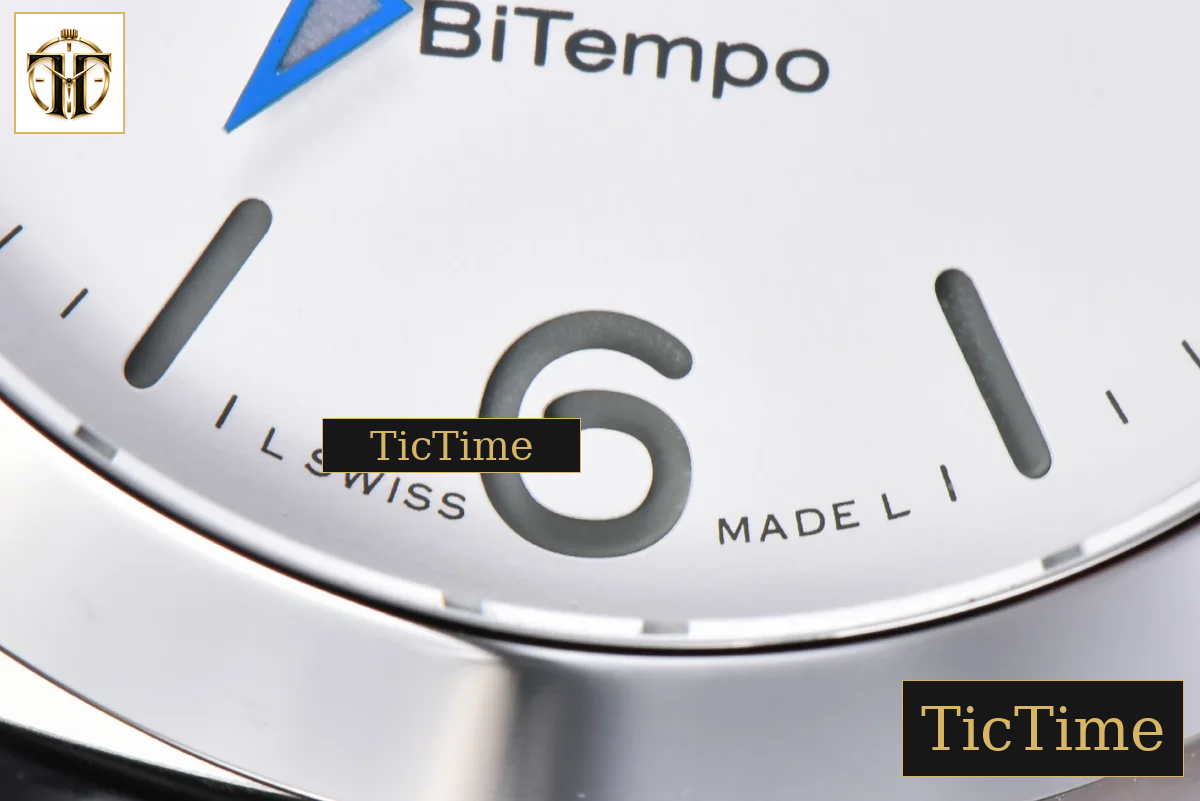 Luminor Quaranta BiTempo PAM1367 40mm VSF White Dial Leather Strap P900 — foto 8