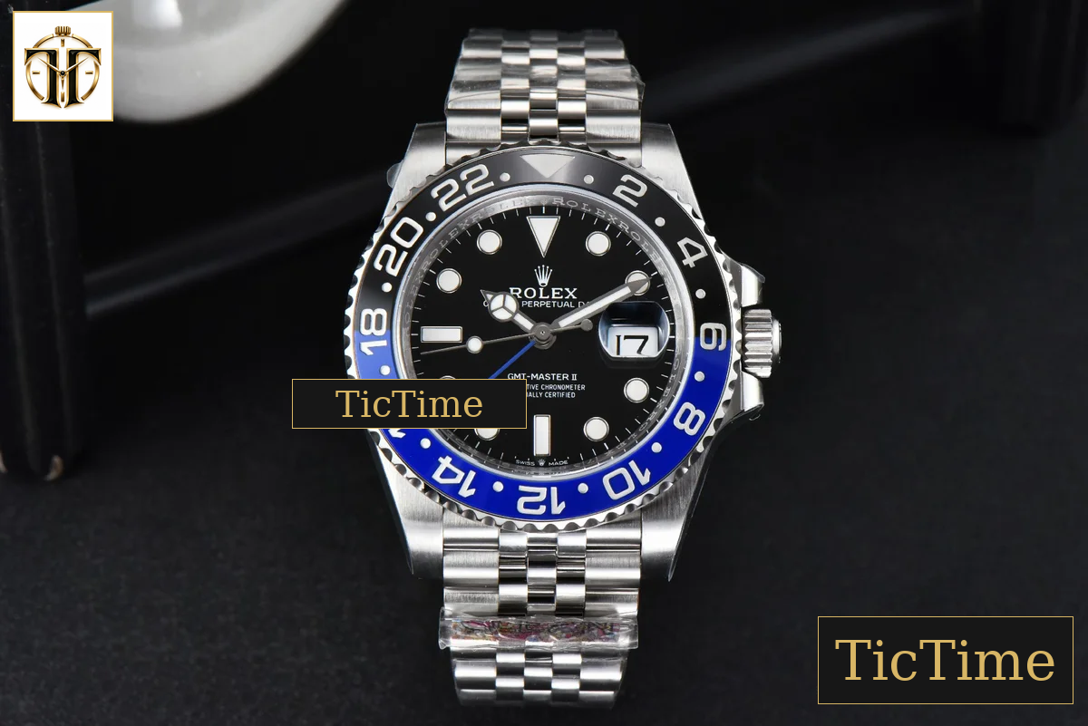 GMT-Master II BLNR 126710 Clean Factory Black/Blue Ceramic Jubilee Bracelet V3 DD3285 — foto 3