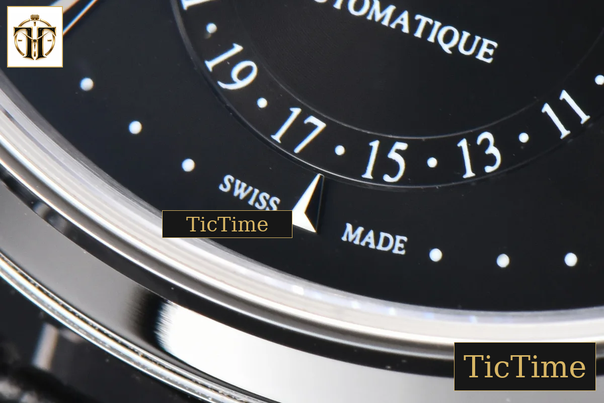Master Ultra Thin Moonphase 1368420 39mm APSF Black Dial Leather Strap SA925 — foto 8