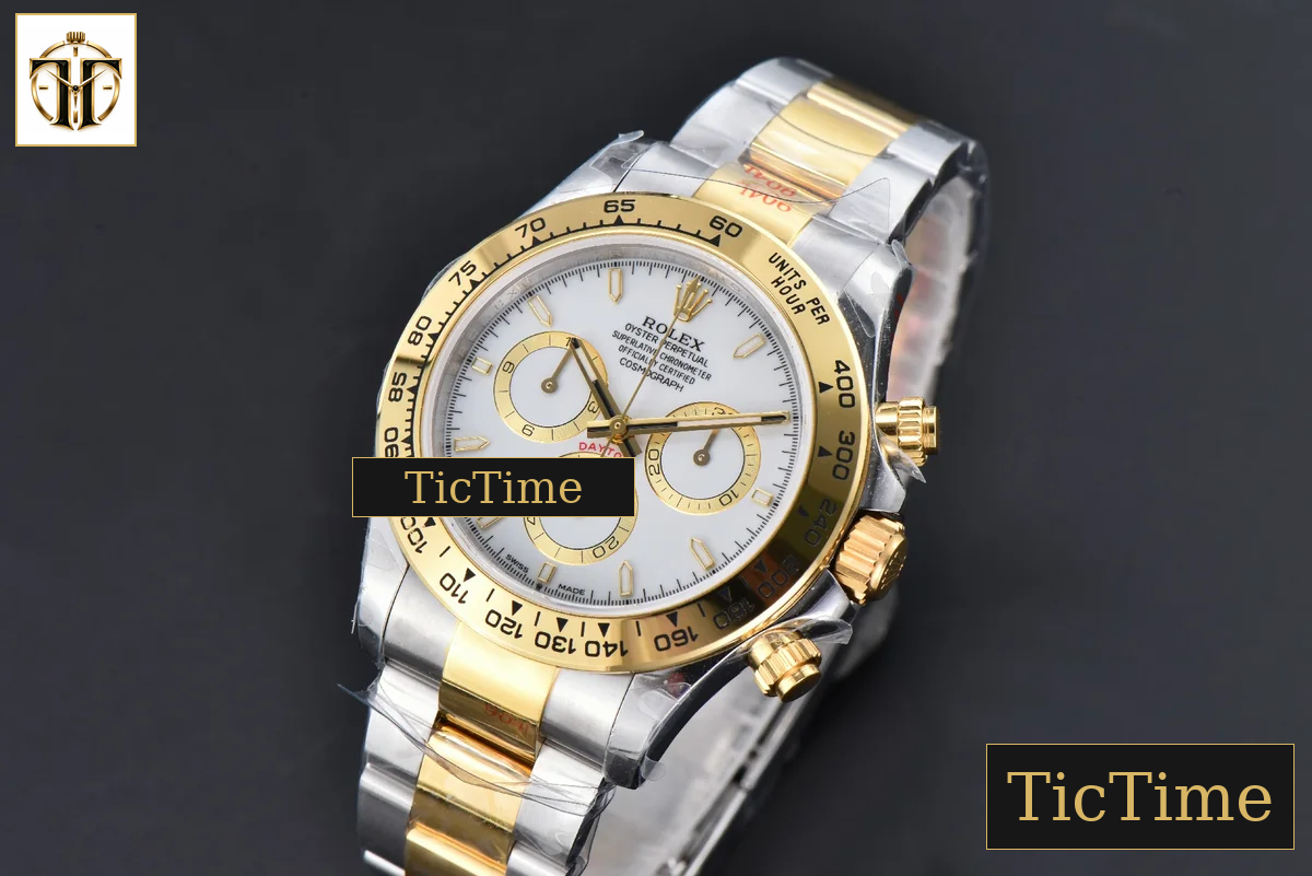 Daytona 904L 126503 40mm BPF YG/SS White Dial YG/SS Bracelet SH4131 — foto 4