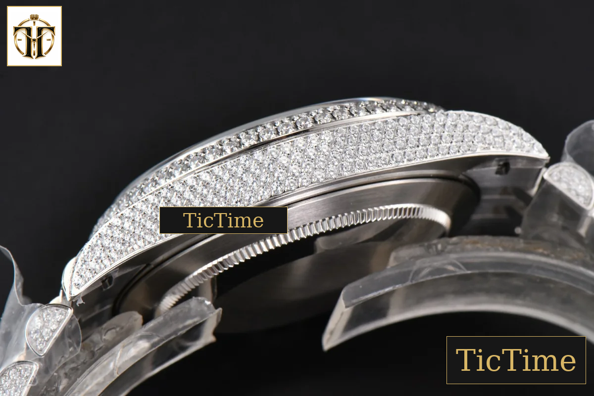 Datejust Full 41mm GMF Diamond White Dial Jubilee Bracelet A2824 — foto 18