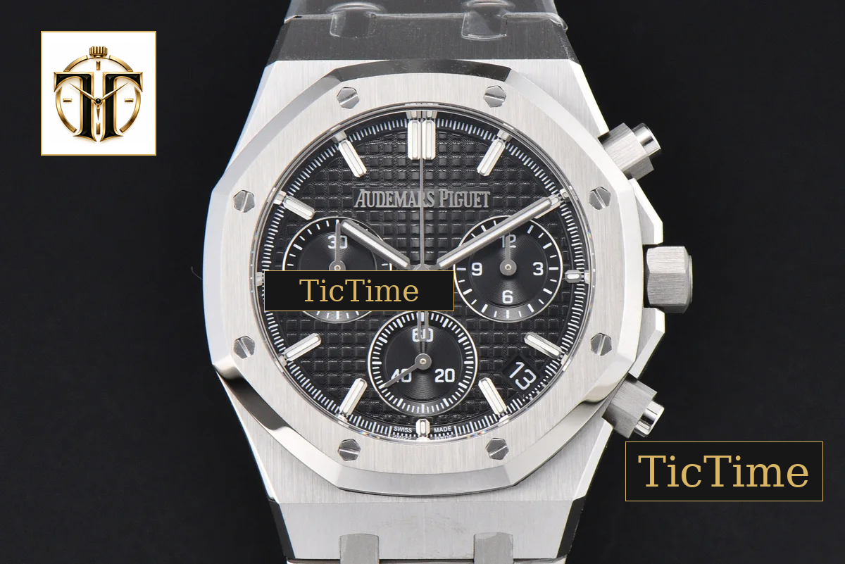 Royal Oak Chrono 26240 ZF SS Black Dial SS Bracelet V1 (V2 free sprung ) SA4401 — foto 21