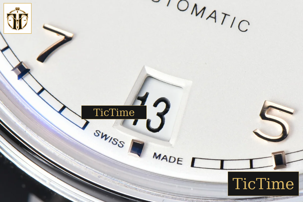 Portugieser Automatic 7 Days IWC0559E 42mm APSF SS White Dial YG Numeral Markers Black Leather Strap A52010 — foto 8