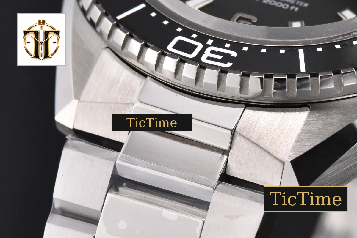 Seamaster Planet Ocean 42mm VS+ Factory Black Dial Black Bezel Steel Strap — foto 32
