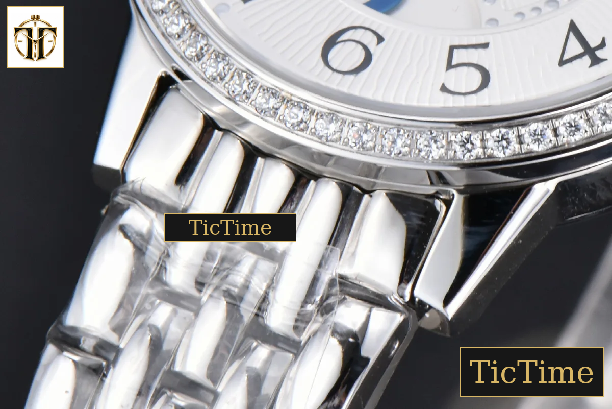 Rendez-Vous Night & Day 34mm APSF Diamond White Textured Dial SS Bracelet A898 — foto 10