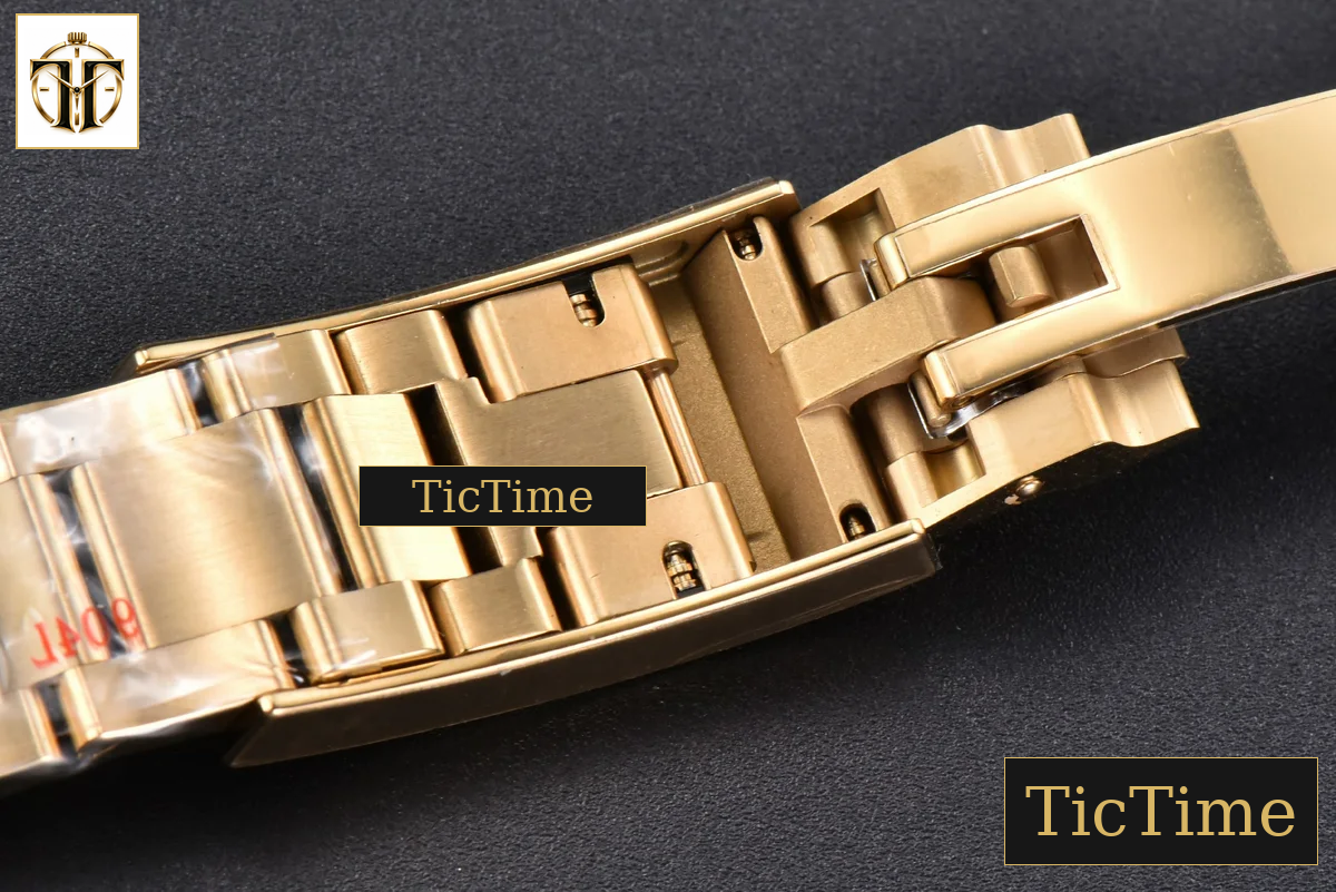 Submariner LN 904L 116618 40mm Clean Factory YG Black Dial YG Bracelet VS3135 — foto 33