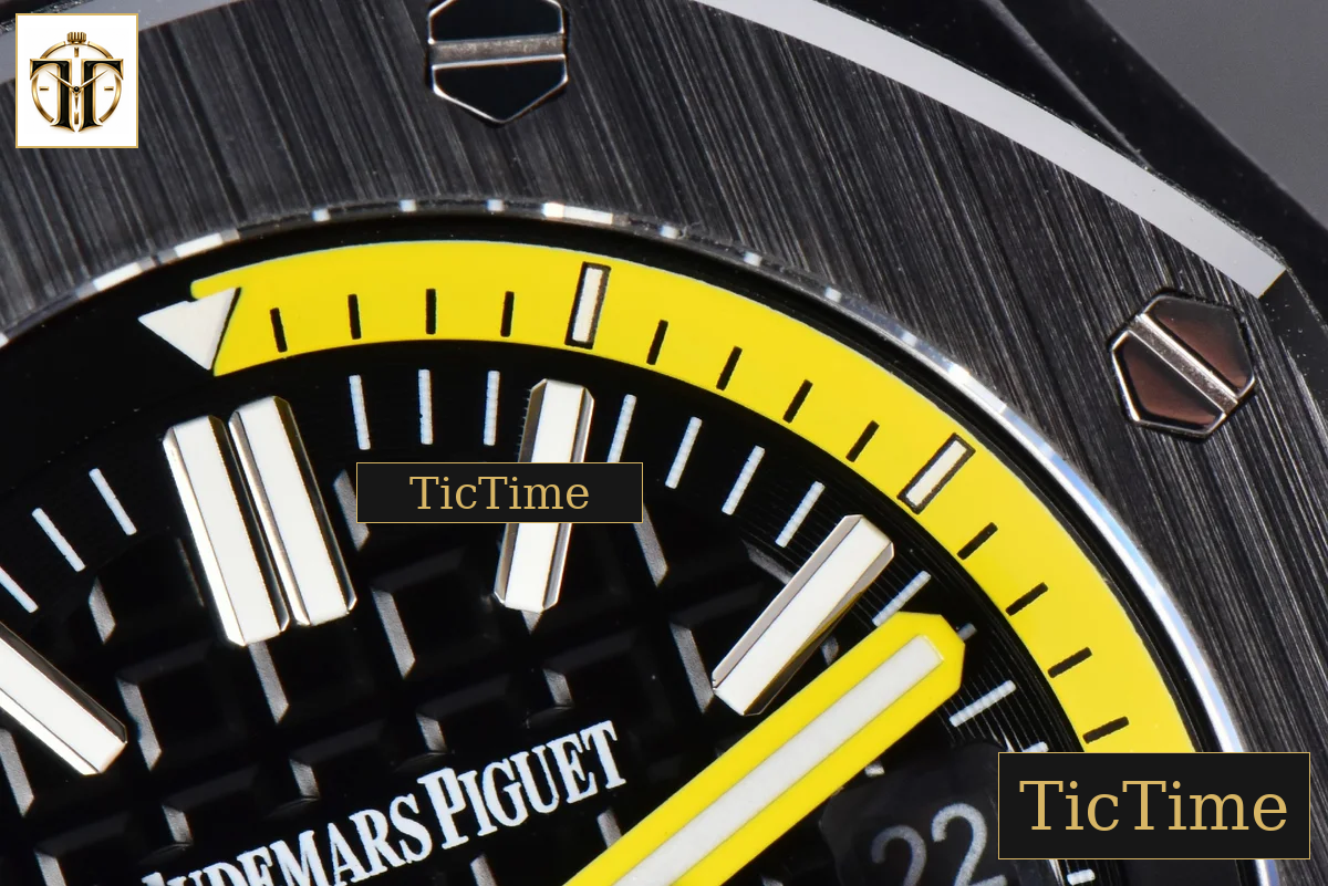 Royal Oak Offshore Diver 42mm IPF Black/Yellow Dial Yellow Rubber Strap MY9015 — foto 10