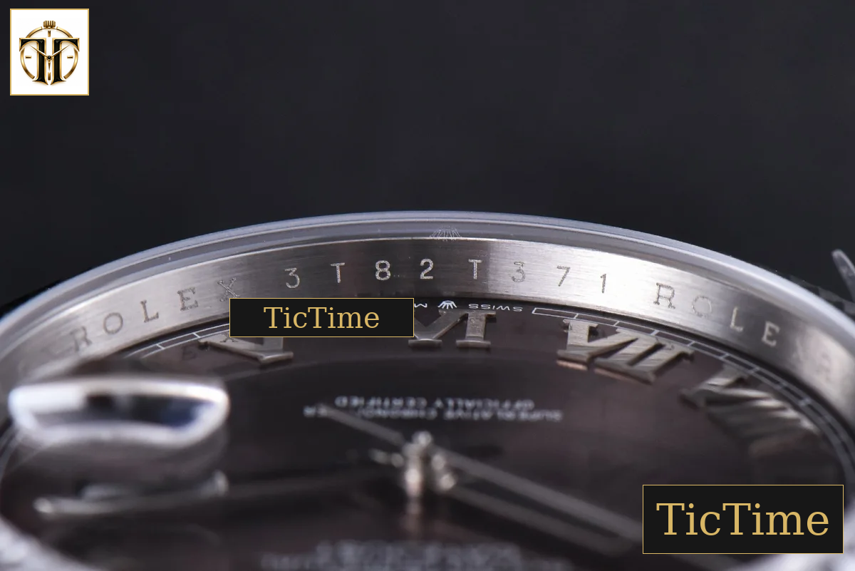 Datejust 41mm GMF SS Gray Dial Roma Marker Fluted Bezel Jubille Bracelet VR3235 — foto 12