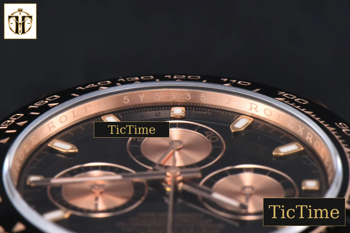 Daytona 116515 40mm Clean Factory RG Ceramic Black RG Subdials Oysterflex Strap 4130 — foto 13