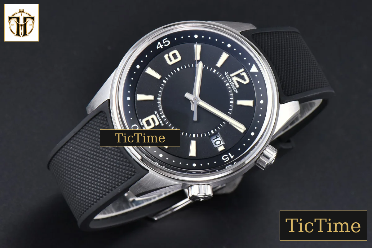 Polaris 42mm CSF Black Dial Black Rubber Strap Mod MY9015 — foto 3