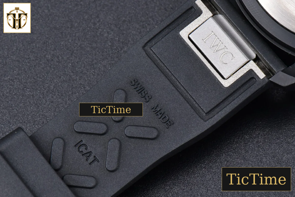 Top Gun IW329801 43mm M+F Ceramic Black Dial Black Rubber Strap A2892 — foto 23