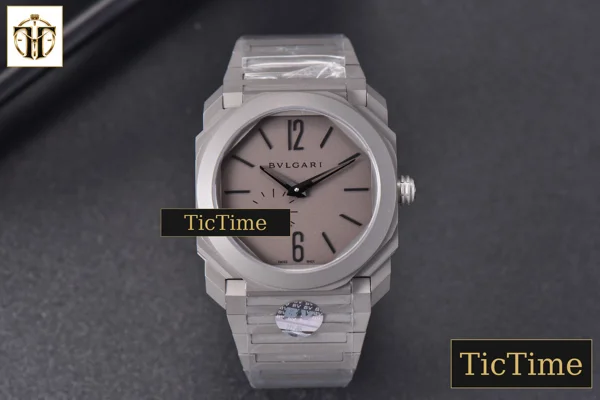 Foto frontal — Octo 40mm BVF Cream Gray Dial SS Bracelet Miyota 9015
