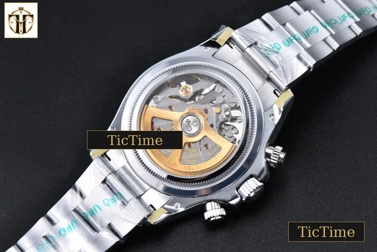 Daytona UFO 904L 126506 40mm UF Ice Blue Crystal Dial Diamond Markers SS Braclet (Free Sprung) UF4131 — foto 18