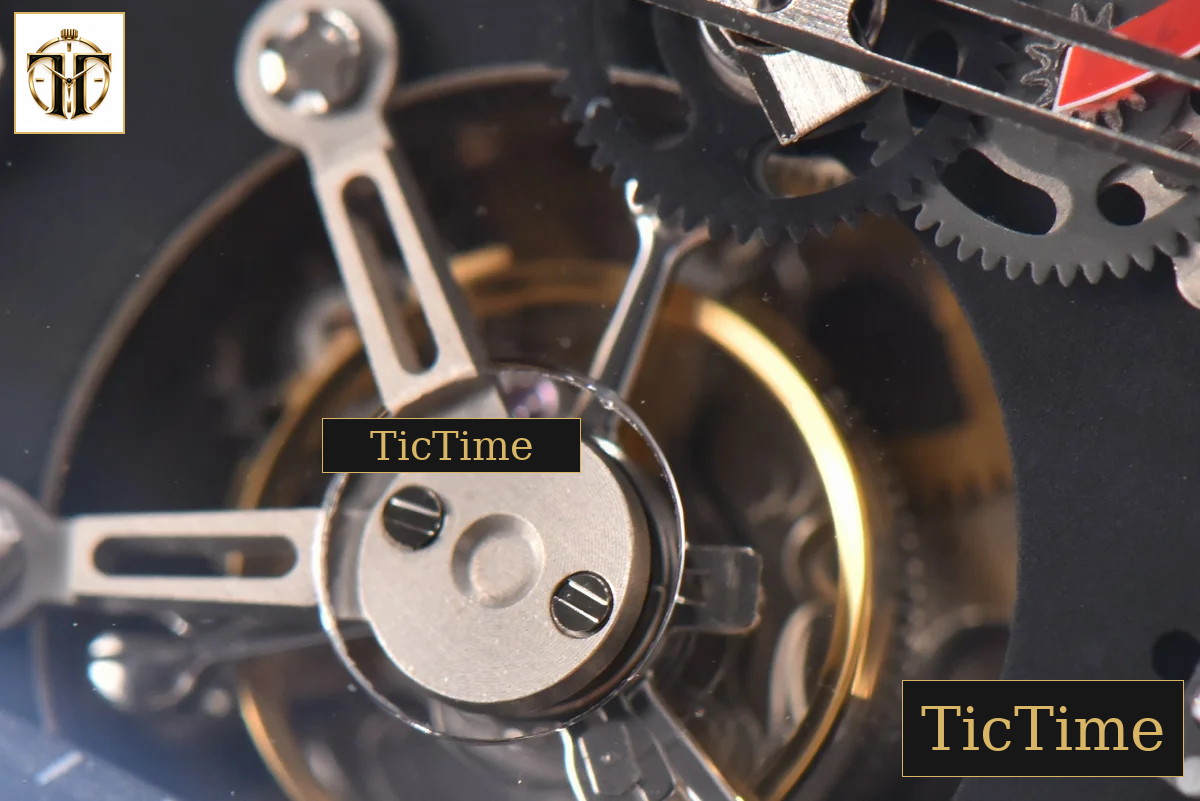 Tourbillon RM001 47mm JBF PVD Black Skeleton Dial Black Rubber Strap — foto 7