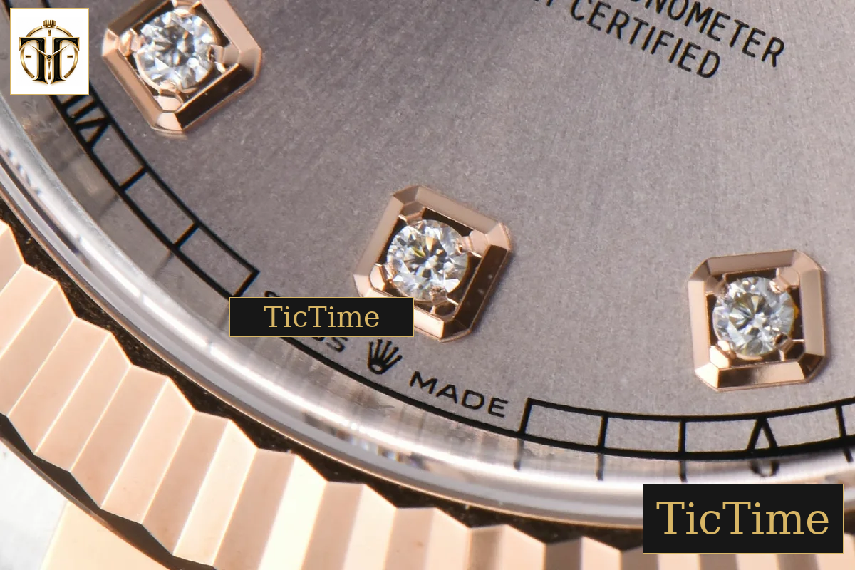 DateJust 126331 41mm Clean Factory RG/SS RG Dial Diamond Marker Oyster Bracelet VR3235 — foto 7