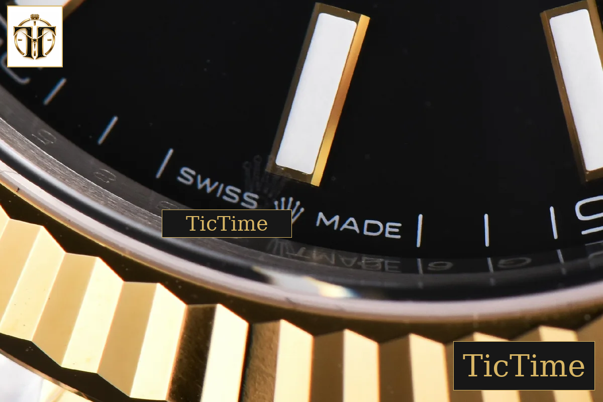 DateJust 126333 41mm VSF YG/SS Fluted Bezel Black Dial Oyster Bracelet VS3235 — foto 8