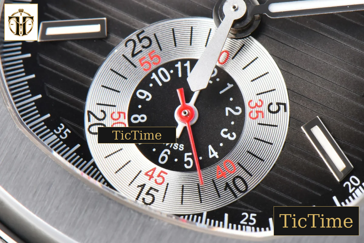 Nautilus 5980 40.5mm PPF Black Dial SS Bracelet A28-520 — foto 7