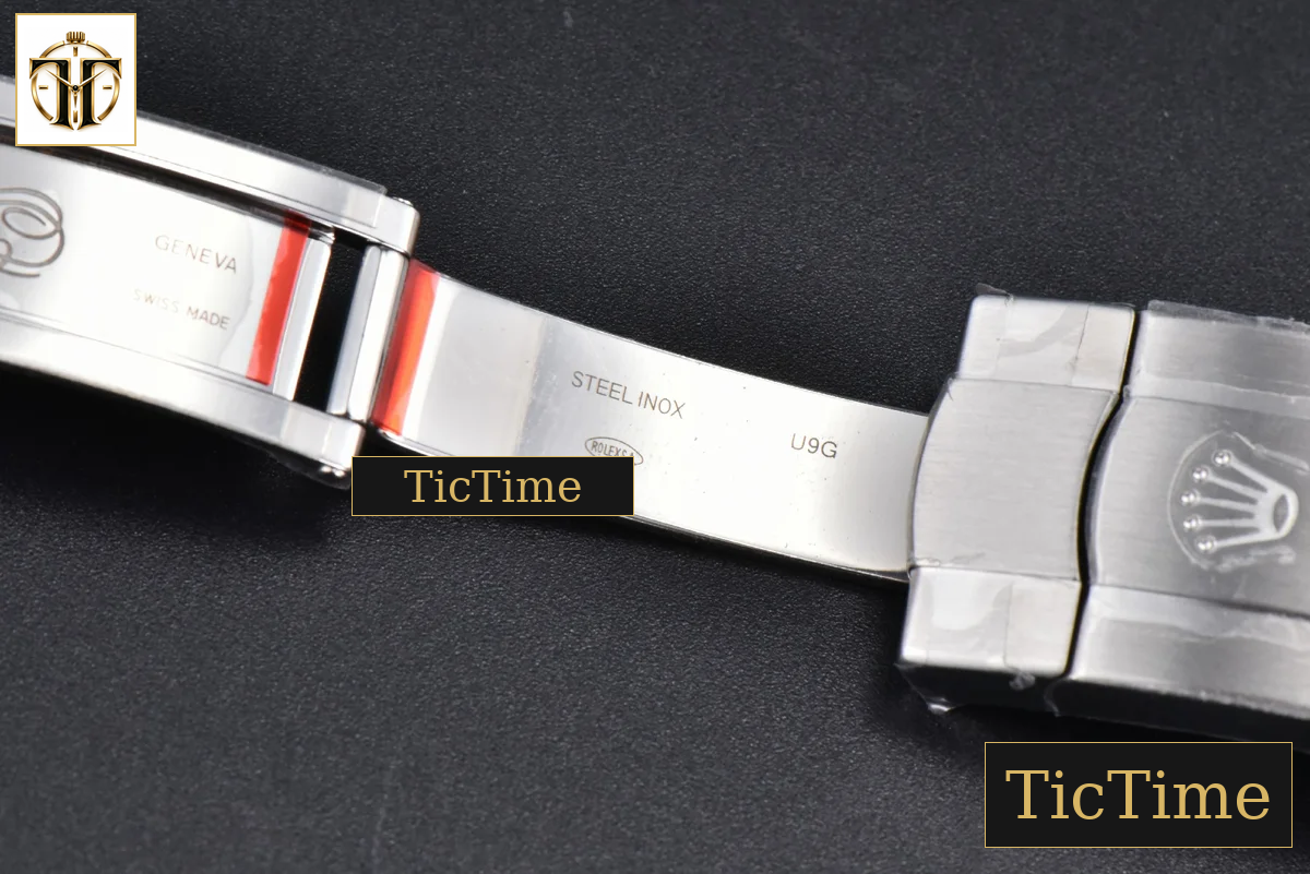 Oyster Perpetual 904L 124300 41mm Clean Factory Yellow Dial SS Bracelet VR3230 — foto 37