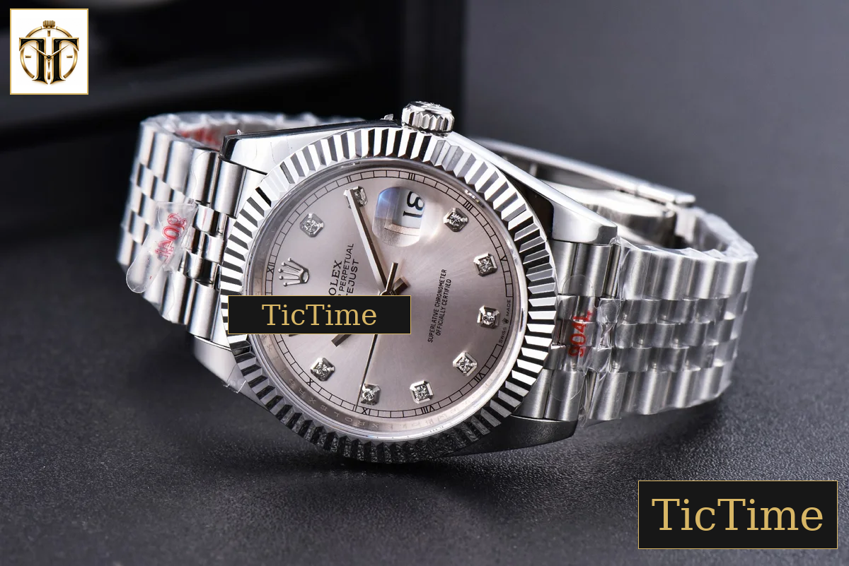 Datejust 41mm GMF SS Silver Dial Diamond Marker Fluted Bezel Jubille Bracelet VR3235 — foto 16