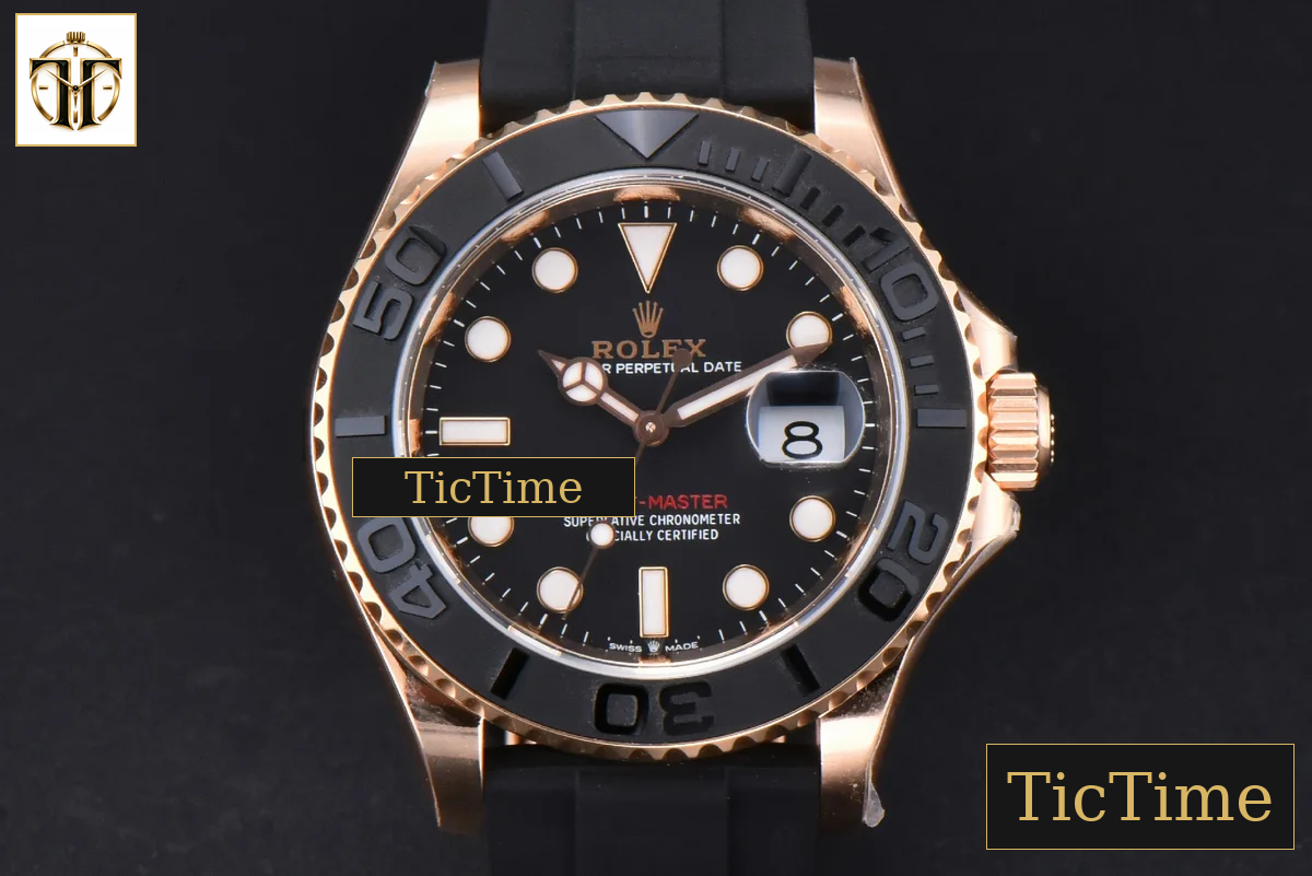Yacht-Master 126622 40mm ARF RG Black Ceramic Bezel Oysterflex Strap VR3235 — foto 3