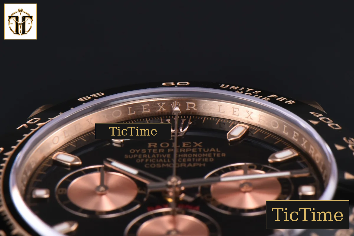 Daytona 116515 APSF RG Black Dial Ceramic Bezel Lume Marker Oysterflex Strap Tungsten Version SH4130 — foto 13