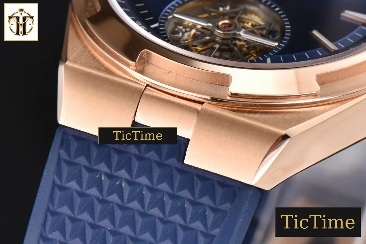 Overseas Tourbillon 6000V 42.5mm BBRF RG Blue Dial Blue Rubber Strap Tourb — foto 10