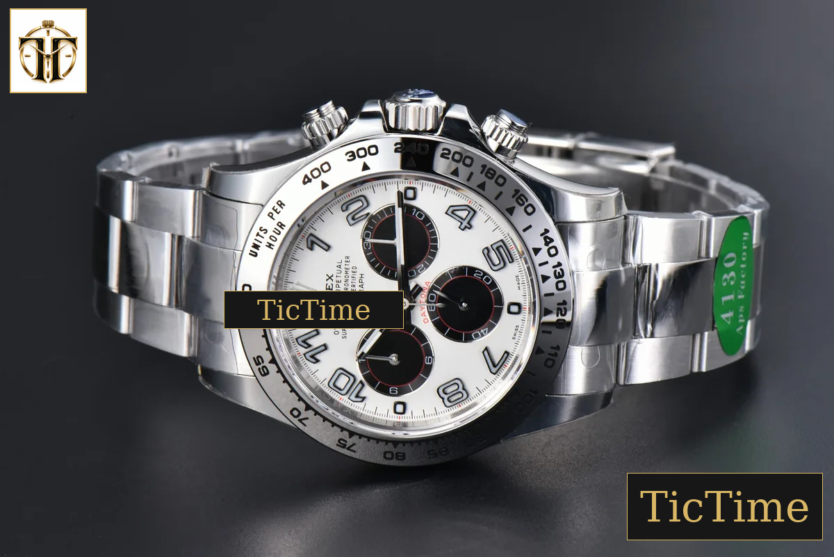 Daytona 116509 APSF SS White Dial Digital Marker SS Bracelet SH4130 — foto 16