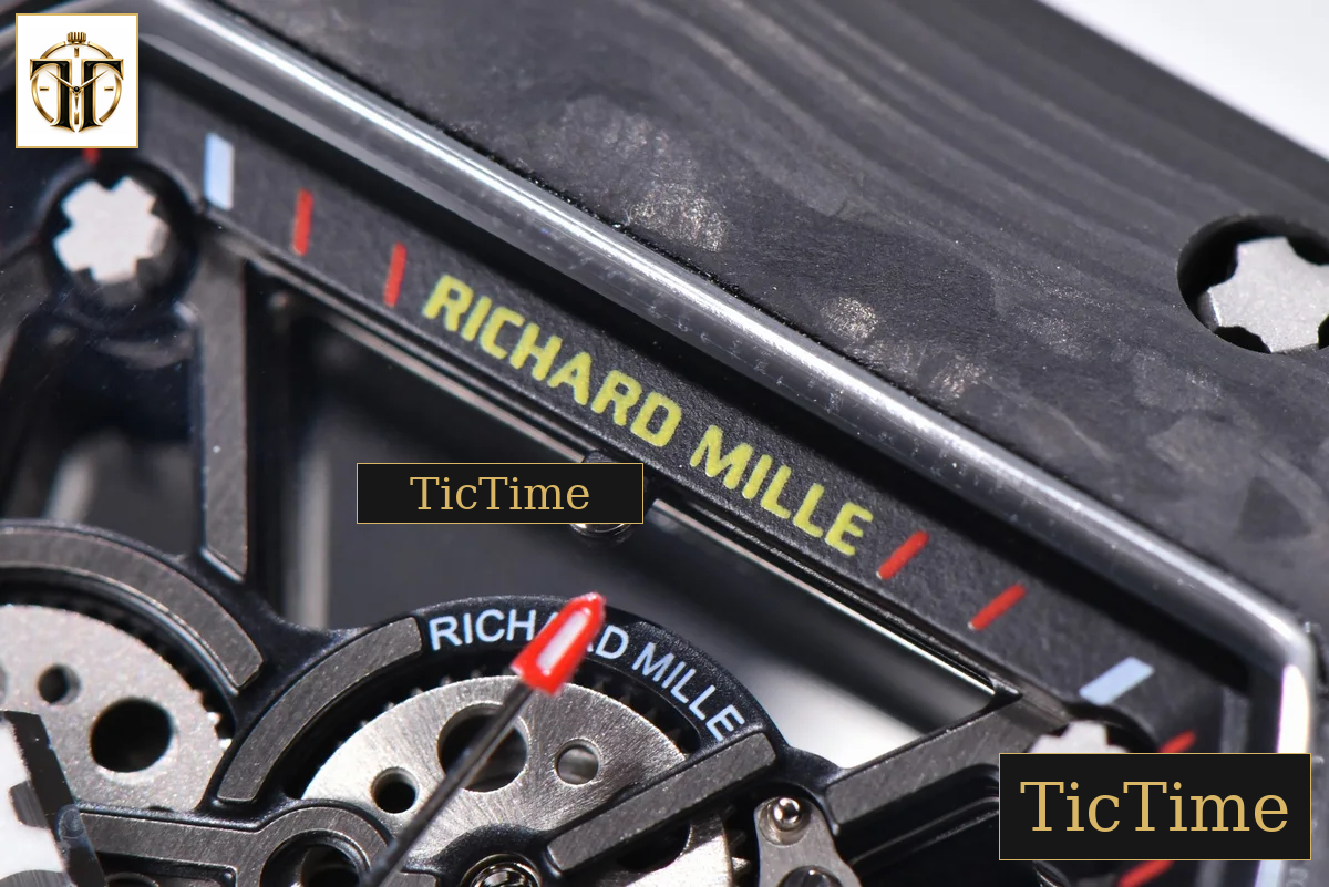 RM035-02 KVF Skeleton Dial Red White Rubber Strap V3 Miyota8215 — foto 5