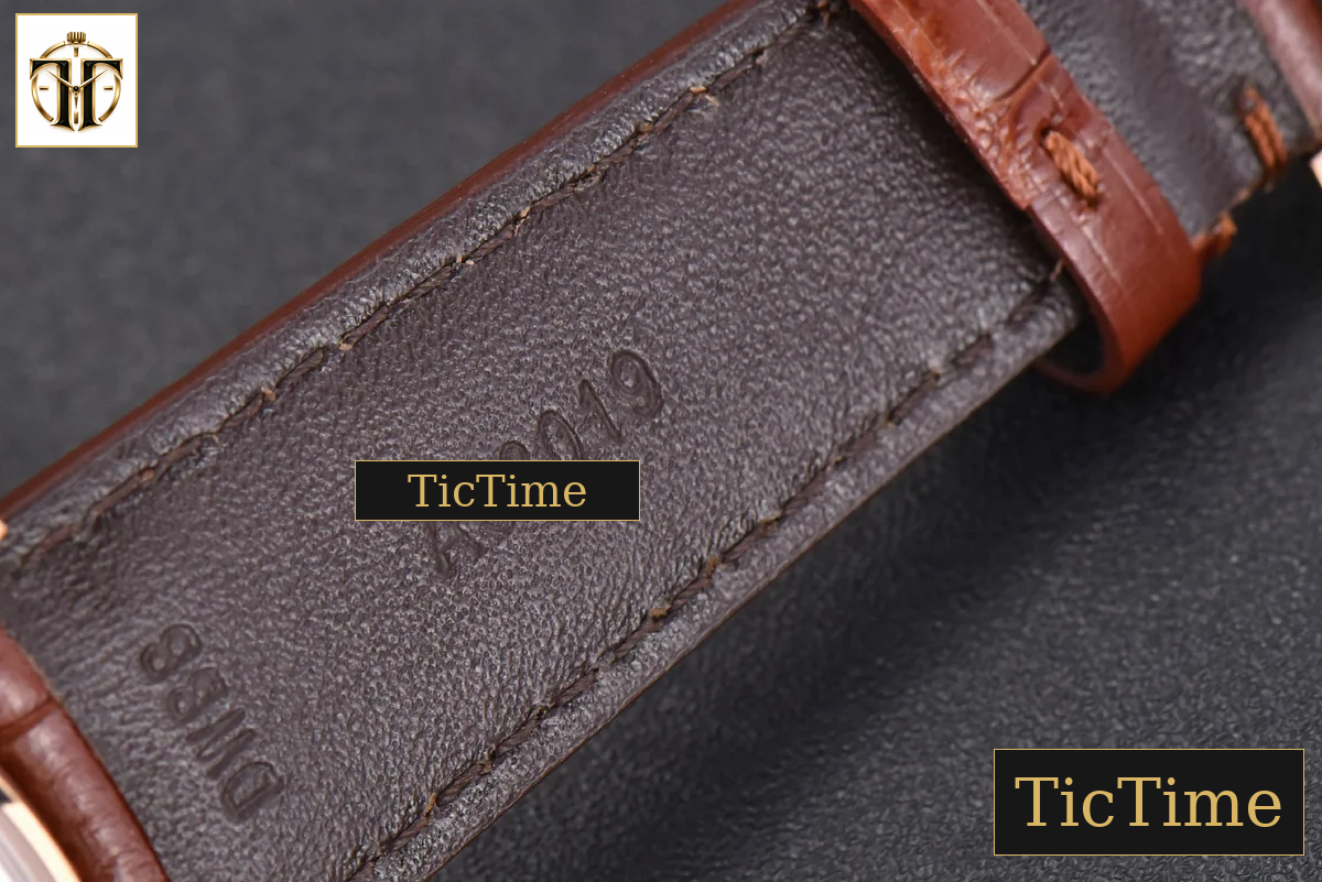 Portuguese PR IW500113 42mm ZF RG White Dial RG Marker Brown Leather Strap A51011 — foto 16