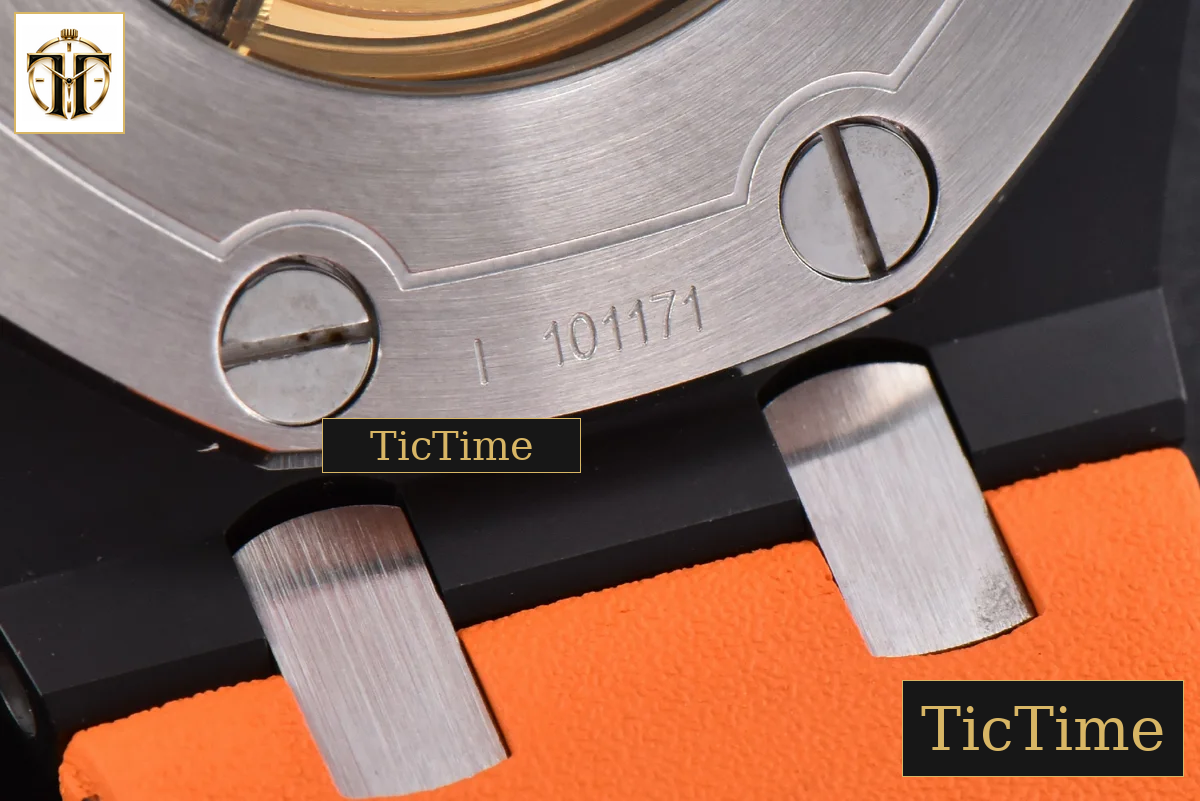 Royal Oak Offshore Diver 42mm IPF Black/Orange Dial Orange Rubber Strap MY9015 — foto 27