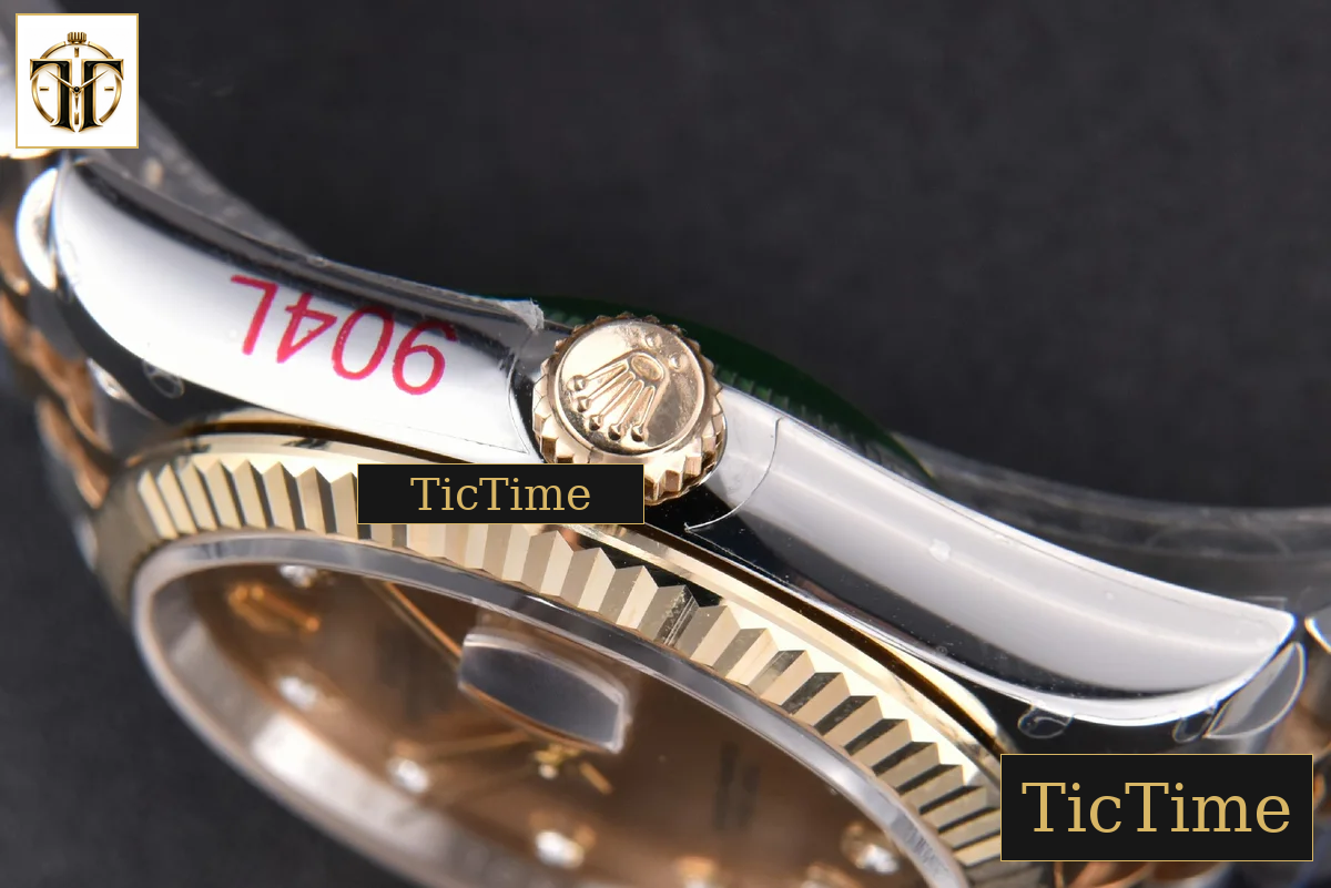 DateJust 904L 36mm GMF YG/SS Fluted Bezel YG Dial Diamond Marker Jubilee Bracelet VR3235 — foto 16