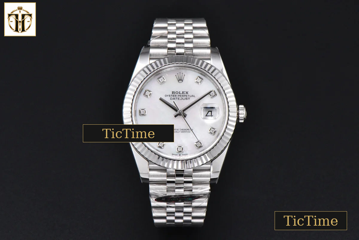 DateJust 904L 126334 41mm VF MOP Dial Diamond Marker Jubilee Bracelet DD3235 — foto 3