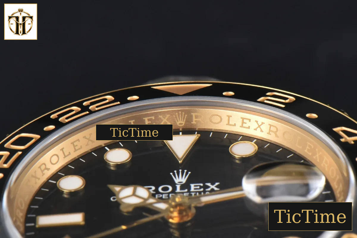 GMT Master II 126718 40mm Clean Factory YG Black/Gray Bezel Black Dial Jubilee Bracelet DD3285 — foto 13