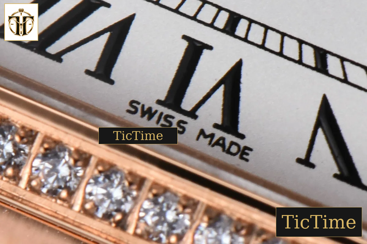 Panthère Secrete Ladies 22mm BVF RG White Dial Diamond Bezel RG Bracelet Ronda Quartz — foto 8
